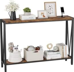 2-Tier Console Table, Narrow Sofa Table
