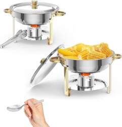 2er Set Chafing Dish Für Buffet