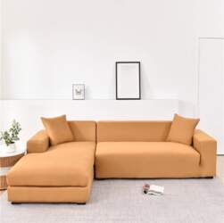 2PC L-förmigen Schnitt Sofa Abdeckung Set