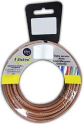 4 mm brūna elastīga kabeļu spole