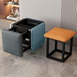 5 in 1 Nesting Stool Footrest