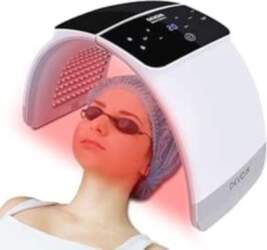 7 krāsas LED sejas Spa sejas