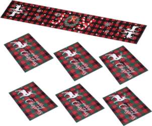 7-Piece Christmas Table Set with Table