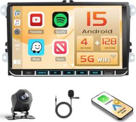 "Android 15" automašīnas radio VW