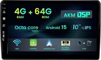 "Android" 2 DIN 10 collu