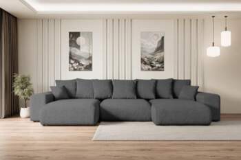 ALTDECOR Eskar-U Corner Sofa with Sleep