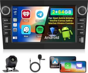 Android auto radio 15 priekš Opel
