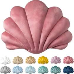 Ashler 3D spilvenu pārvalki Shell Shape