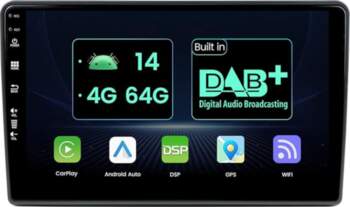 Auto radio ar DAB+ Android 14