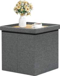 B FSOBEIIALEO Folding Upholstered Stool with
