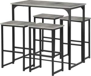 Bar Table with Bar Stool Set