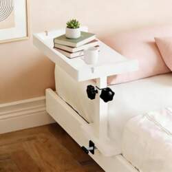 Bed Shelf for Hanging, Height-Adjustable Bed