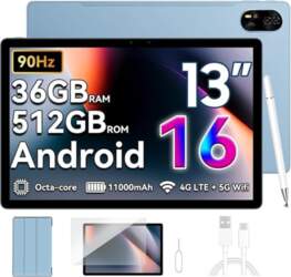 Blackview Mega8 Android 16 planšetdators 13