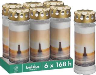 Bolsius Grave Light – Balta –
