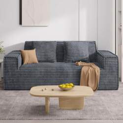 Boneless Couch, Cord Sofa with Sleep