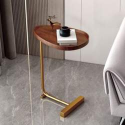 C Table, Coffee Side Table, Distressed