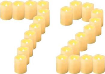 CANDLE IDEA Pack of 72 5