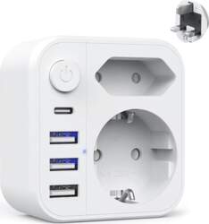 Ceļojuma adapteris UK Adapter Germany Plug