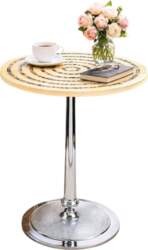 CLEENTABLE Mosaic Small Side Table, Coffee