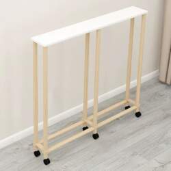 Console Sofa Table Narrow Behind Couch