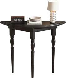 Console Table, Black Crescent Moon Console