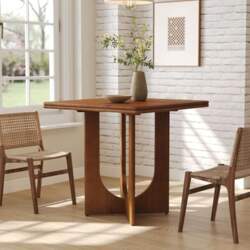 Dining Table, Solid Wood Industrial Kitchen