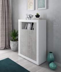 Dmora Modern Design Tall Sideboard with