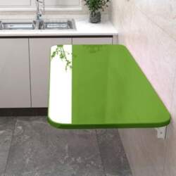 Drop Leaf Folding Workbench Wall Mounted