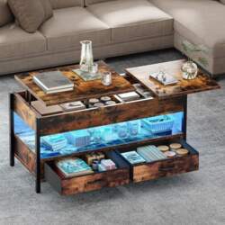 DWVO Coffee Table Height Adjustable with