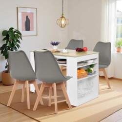 EGGREE Dining Table with 4 Chairs