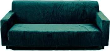 Elastīgs samta dīvāna pārklājs, pūkains, neslīdošs