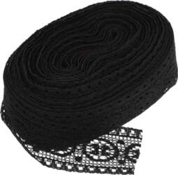 Elastiska, elastīga, balta Spitzenborte aus Nylon