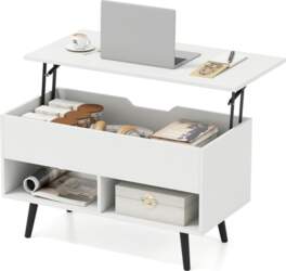 FANTASK Coffee Table Height Adjustable, Coffee