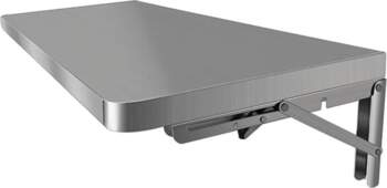 Foldable Kitchen Table Stainless Steel Wall