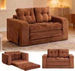 Foldable Sofa Bed, Portable Chair Bed