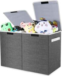 Foldable Toy Storage Box with Lid