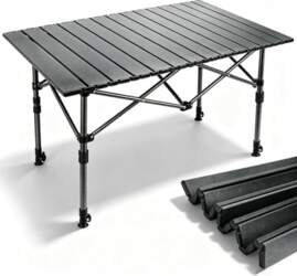 Folding Camping Table Height Adjustable 95