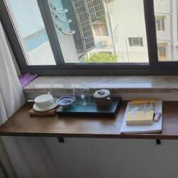 Folding Wall Desk with Individually Adjustable