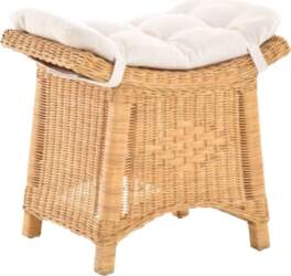 Footstool with Curved Shelf, Sturdy Stool/Stool/Stool