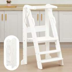 FUNLIO Foldable Kitchen Step Stool, 3