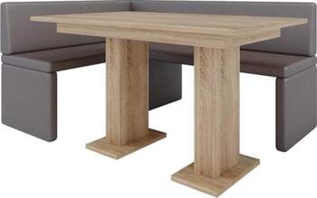 FURNISTAR Akiko Corner Bench with Table