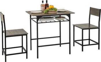 GIANTEX Dining Set of 3, Dining