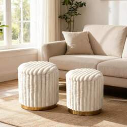 GIANTEX Set of 2 Stools with