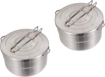 HEMOTON Pack of 2 Bento Pot
