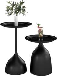 Hitsuki Side Table Black 2 Pieces