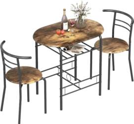 HOMCOM Dining Table and Chairs Set