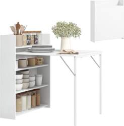 HOMCOM Dining Table Folding Kitchen Table