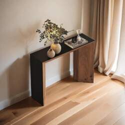 IBOWZ Wooden Console Table, Narrow Side
