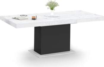 IDMarket - Extendable Rectangular Dining Table