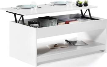 IDMarket - Rectangular Coffee Table with